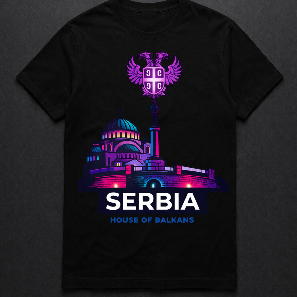 T-shirt Serbia | House of Balkans